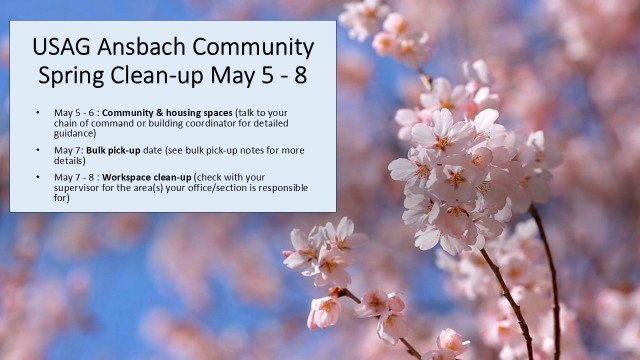 USAG Ansbach Spring Clean-Up 2025