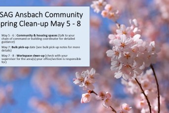 USAG Ansbach Community Spring Clean-Up 2025