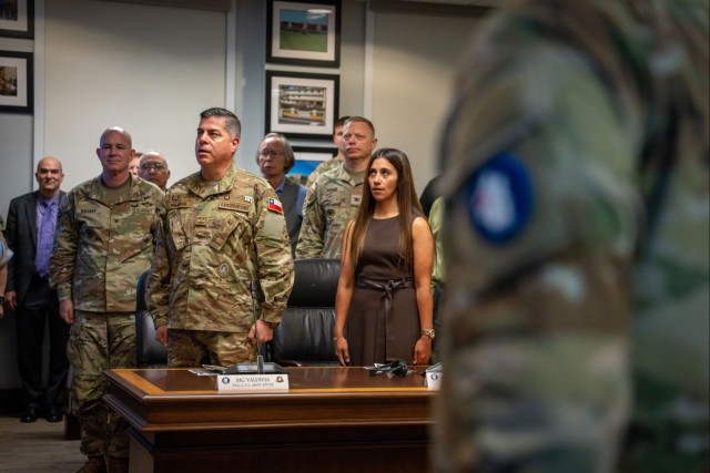Patched In: USARSOUTH welcomes incoming deputy commanding general - interoperability