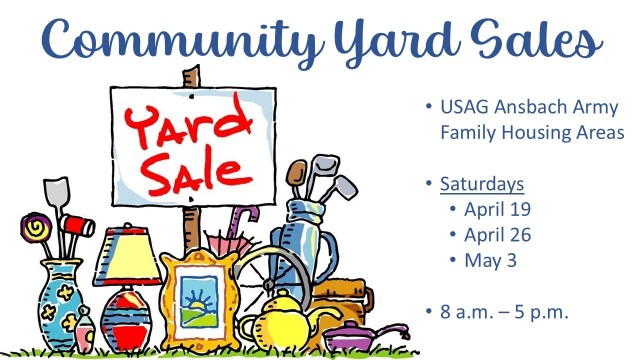 Community Yard Sales for Spring Clean-Up