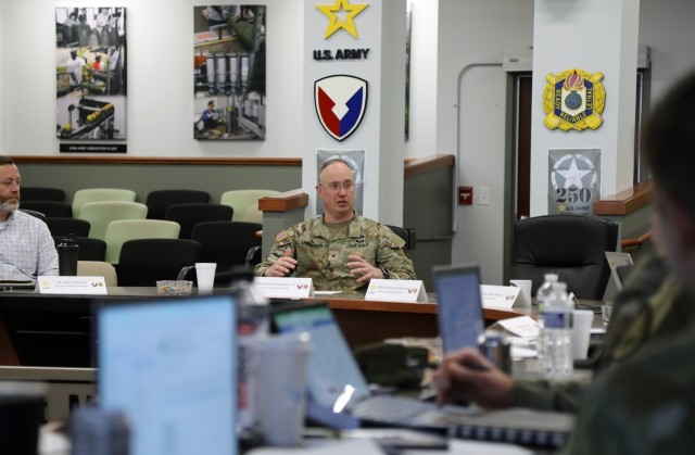 Anderson, JMC’s commander, welcomes new senior leaders