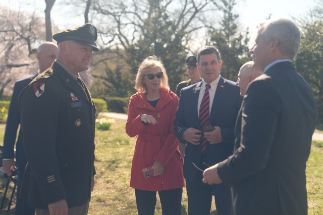 Lt. Gen. Robert Harter, chief of Army Reserve and commanding general, U.S. Army Reserve Command, and Command Sgt. Maj. Gregory Betty, command sergeant major of the Army Reserve, hosted multiple events, including an enlistment ceremony for future...