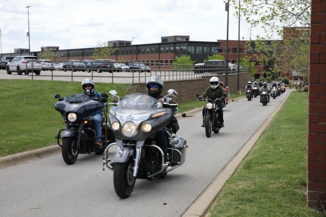 Motorcycle ride from Fort Knox to sexual trauma recovery center highlights sexual assault awareness, prevention