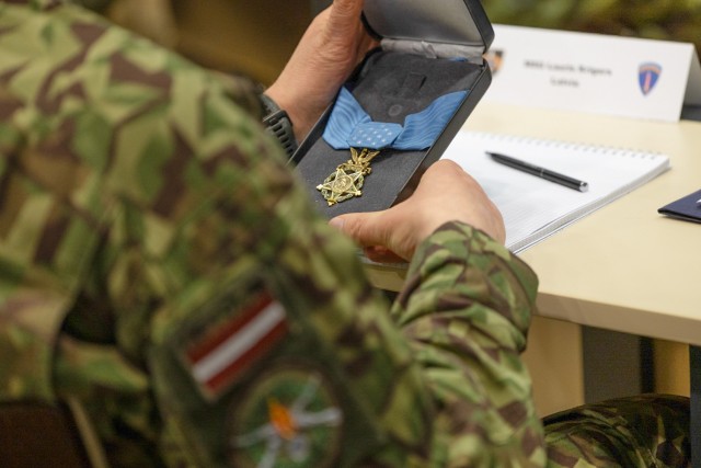 Senior enlisted leaders attending the 18th Annual Conference of European Armies for Noncommissioned Officers had the chance to speak with U.S. Army Retired Sergeant Major and Medal of Honor recipient, Thomas P. Payne, during the week-long...