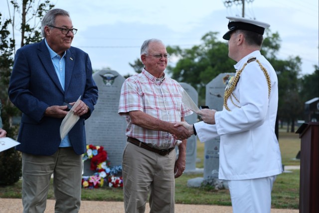 ANZAC Dawn Service Citation of Gallantry Presentation