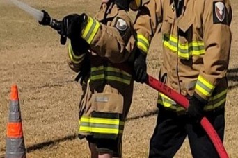 Boy Scout visits YPG fire station