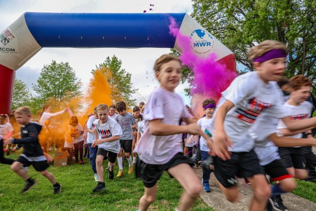 Members of the greater Fort Knox community participated in the Kids Color Run and Carnival at Fort Knox, Kentucky, April 26, 2025. The event was hosted by the Fort Knox Directorate of Family and Morale, Welfare and Recreation and featured a color...