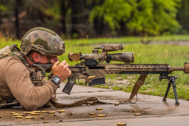 Sniper teams and coaches from across the globe compete during the 2025 International Sniper Competition with the "Back to the Basics” and “Motorpool Monday" events, April 7, 2025, at Ruth Range on Fort Benning, Georgia. During the Back to the...