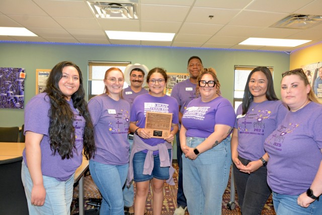 During the event, WSMR Garrison Commander Col. Donyeill Mozer recognized White Sands youth Isabel Valles, the 2025 Junior Youth of the Year, at White Sands Missile Range.