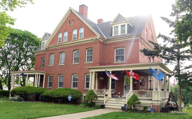The home at 603 Grant Ave. will be featured on the Historic Homes Tour May 10, 2025, at Fort Leavenworth, Kansas. Photo by Prudence Siebert/Fort Leavenworth Lamp