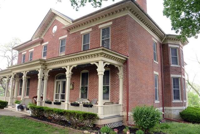 The home at 610 Scott Ave. will be featured on the Historic Homes Tour May 10, 2025, at Fort Leavenworth, Kansas. Photo by Prudence Siebert/Fort Leavenworth Lamp