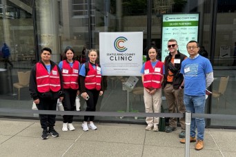 Washington Guard Soldiers Support Clinic Through Language and Compassion
