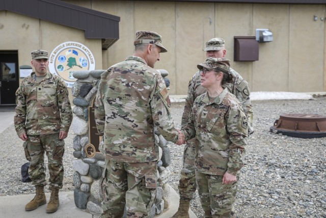 Air Force Gen. Steve Nordhaus, chief, National Guard Bureau, visits the 49th Missile Defense Battalion, Alaska National Guard, on Fort Greely, Alaska, April 28, 2025. Soldiers of the 49th Missile Defense Battalion operate and secure the...
