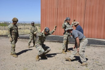NMSU ROTC rappels at WSMR