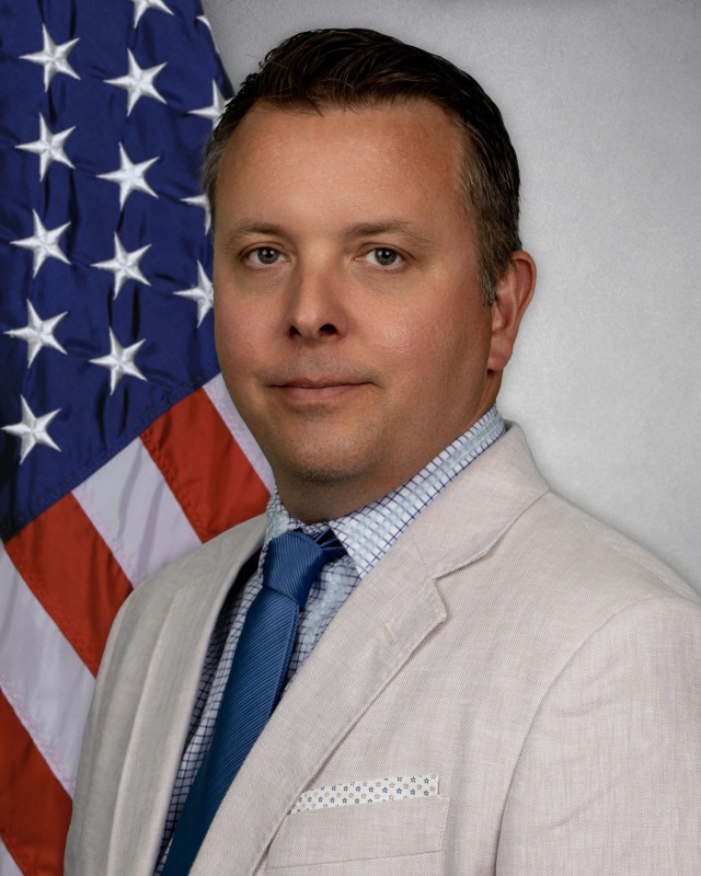 Jason Palmer, a foreign disclosure officer for U.S. Army Combat Capabilities Development Command.