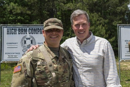 Sec Army at Fort Jackson
