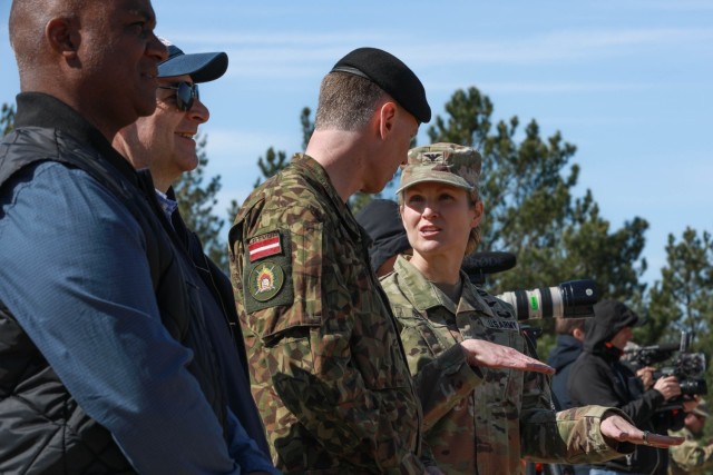 U.S. Army AH-64 Apaches roar through Latvia demonstrating lethality