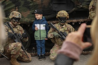 Task Force Iron celebrates Day of the Restoration of Latvian Independence with NATO Allies