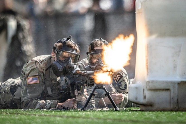 Cadets from across the world compete in this year's Sandhurst international Military Skills event May 2-3 at the U.S. Military Academy. Photo by Jorge Garcia/USMA-PAO.