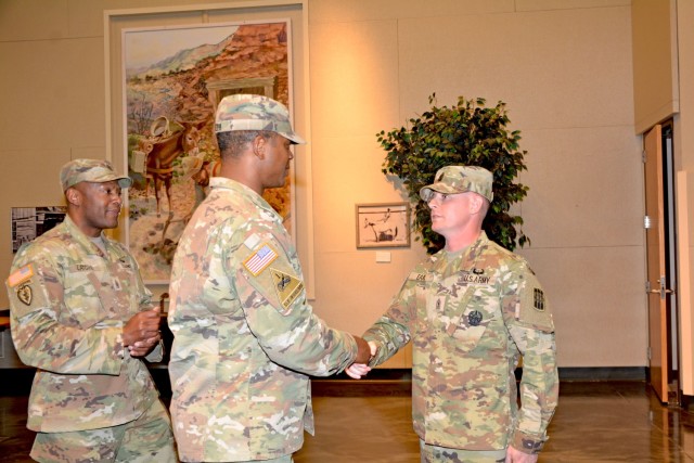 3-6 Air and Missile Defense Test Detachment holds ceremony for outgoing first sergeant