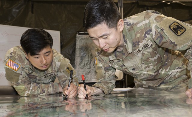 Military intelligence Soldiers from 7th Infantry Division put their training into practice during an IPOE Academy at Joint Base Lewis-McChord. This academy focuses on perfecting the MI skill of IPOE.