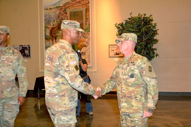 3-6 Air and Missile Defense Test Detachment holds ceremony for outgoing first sergeant