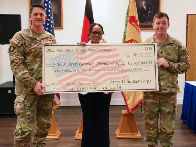 USAG Rheinland-Pfalz honors selfless service at Volunteer of the Year ceremony