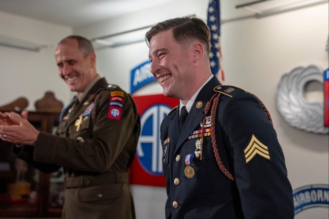 Paratrooper Receives Soldier's Medal