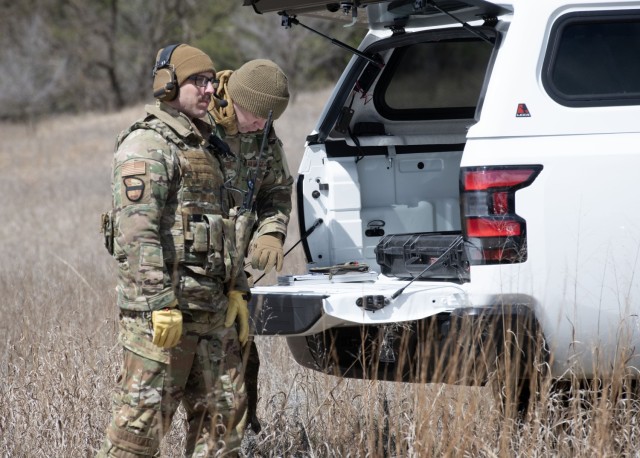 Students and staff with the Air Force’s Air Mobility Liaison Officer (AMLO) Qualification Course complete training April 15, 2025 at Young Air Assault Strip on South Post at Fort McCoy, Wis. Lt. Col. Andrew Baker, course director with the 435th...