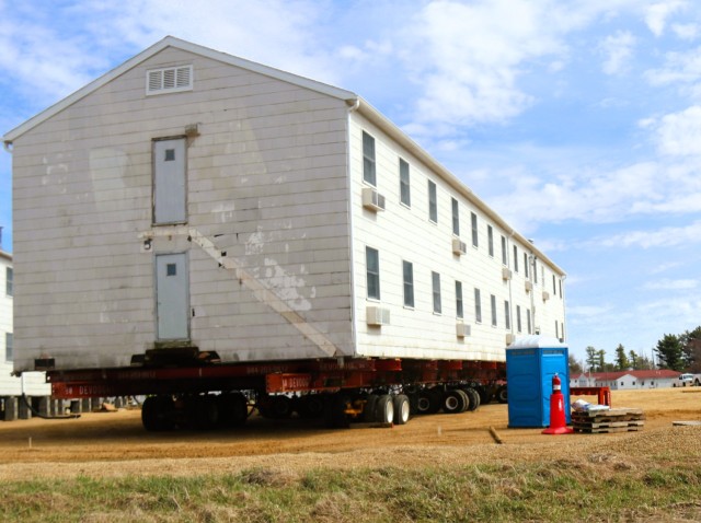 Contractors successfully move fourth World War II-era barracks at Fort McCoy in 2025; fastest of all moves yet