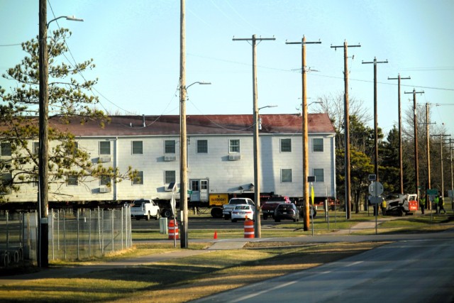 Contractors successfully move fourth World War II-era barracks at Fort McCoy in 2025; fastest of all moves yet