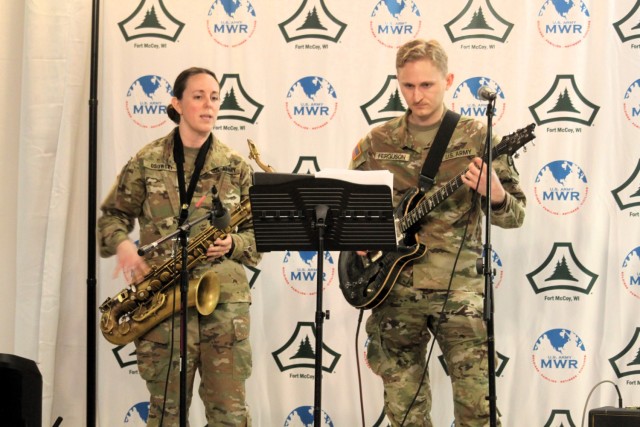Members of the 204th Army Band provide entertainment during the 2025 observance of the Army Reserve birthday April 23, 2025, at McCoy’s Community Center at Fort McCoy, Wis. Fort McCoy celebrated the 117th birthday for the Army Reserve with free...