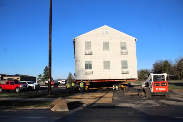 Contractors successfully move fourth World War II-era barracks at Fort McCoy in 2025; fastest of all moves yet