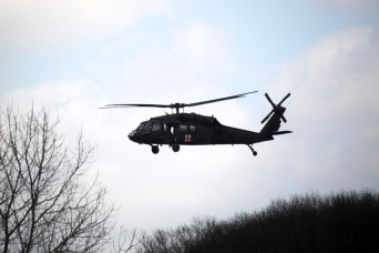 Wisconsin National Guard troops with 147th Aviation Regiment hold April 2025 drill training at Fort McCoy