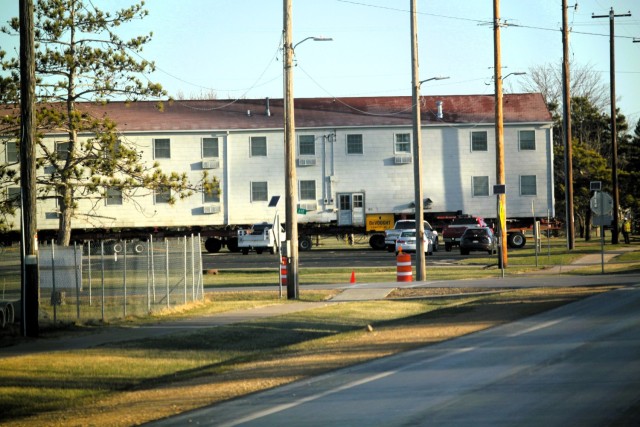 Contractors successfully move fourth World War II-era barracks at Fort McCoy in 2025; fastest of all moves yet