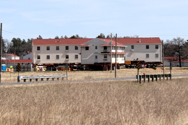 Contractors successfully move fourth World War II-era barracks at Fort McCoy in 2025; fastest of all moves yet