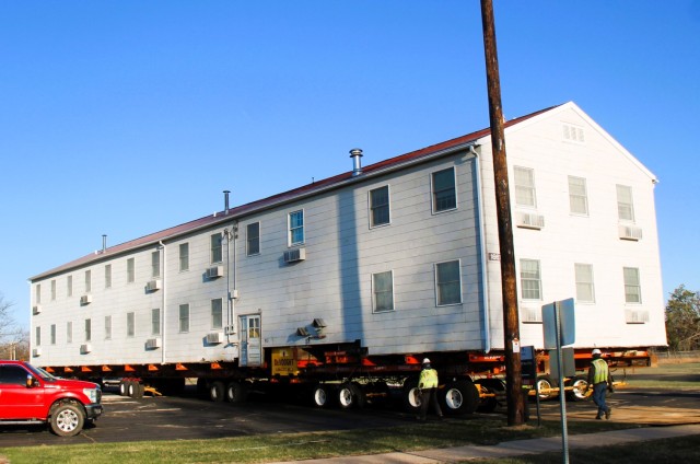 Contractors successfully move fourth World War II-era barracks at Fort McCoy in 2025; fastest of all moves yet