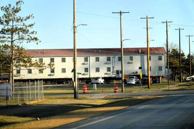 Contractors successfully move fourth World War II-era barracks at Fort McCoy in 2025; fastest of all moves yet