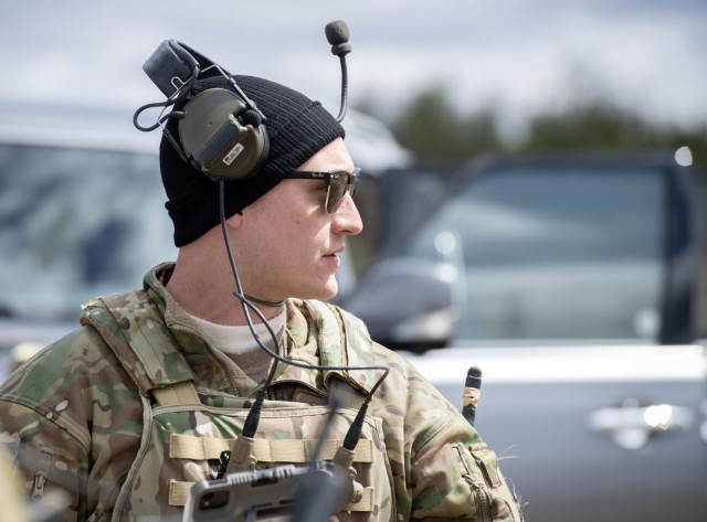Students and staff with the Air Force’s Air Mobility Liaison Officer (AMLO) Qualification Course complete training April 15, 2025 at Young Air Assault Strip on South Post at Fort McCoy, Wis. Lt. Col. Andrew Baker, course director with the 435th...