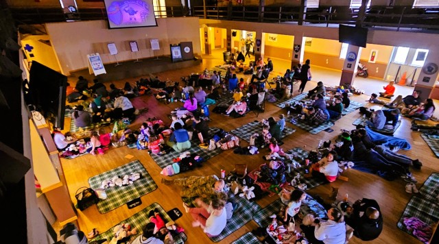 Hundreds of Fort McCoy family members attend 2025 MOMC Movie Night event