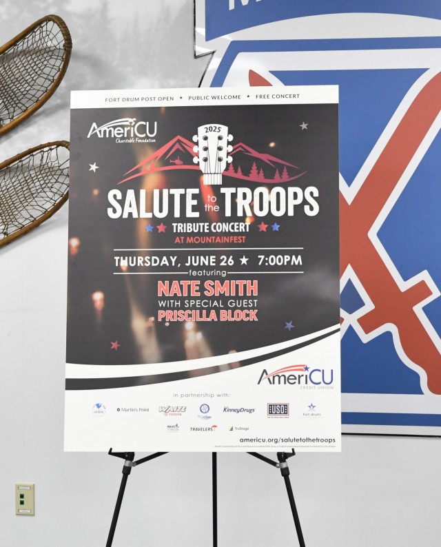 Country music singer Nate Smith to headline Mountainfest concert at Fort Drum