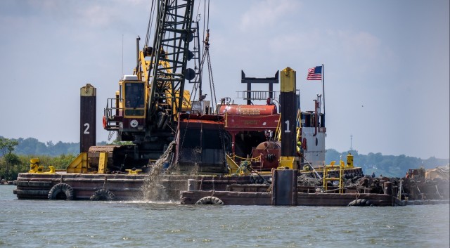 USACE Buffalo District Site Visit of the Ashtabula 204 Dredging & Beneficial Use Project