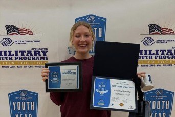 Vicenza Teen Named Military Youth of the Year for Europe