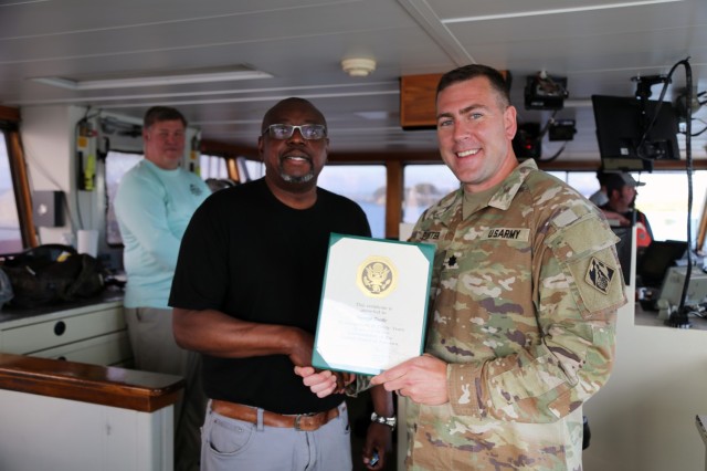 U.S. Army Corps of Engineers MURDEN Dredges Naval Station Guantanamo Bay Harbor