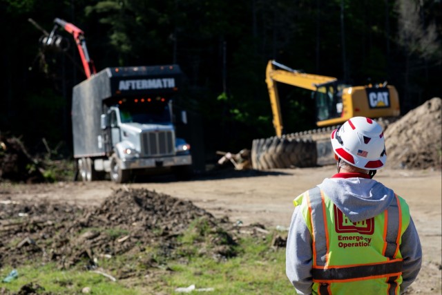 U.S. Army Corps of Engineers Hurricane Helene debris removal efforts at Lake Lure