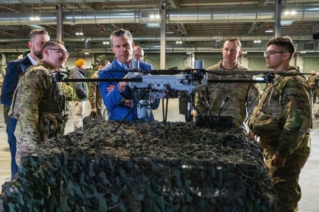 U.S. Secretary of Defense Pete Hegseth, alongside Polish Deputy Prime Minister Wladyslaw Kosiniak-Kamysz, visited the Army Prepositioned Stocks-2 (APS-2) site in Powidz, Poland on February 15, 2025. ...