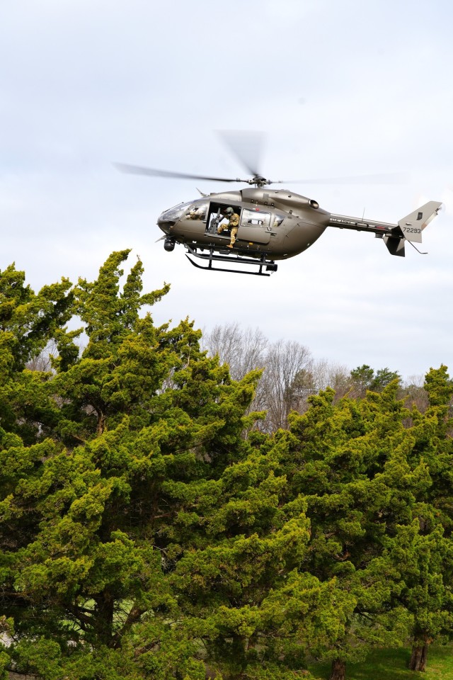 JMC’s chaplain coordinates morale helicopter rides at Crane