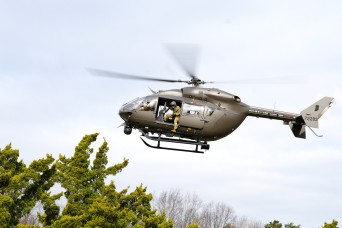 JMC’s chaplain coordinates morale helicopter rides at Crane