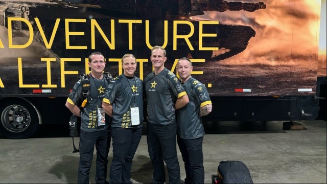 Explosive Ordnance Disposal techs support US Army recruiting at Long Beach Grand Prix