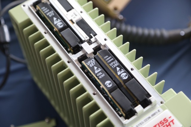 C5ISR/Electronic Warfare Modular Open Suite of Standards (CMOSS) cards are embedded with networked capabilities such as Positioning, Navigation and Timing, mission command applications, or radio waveforms, which can be inserted into a common...